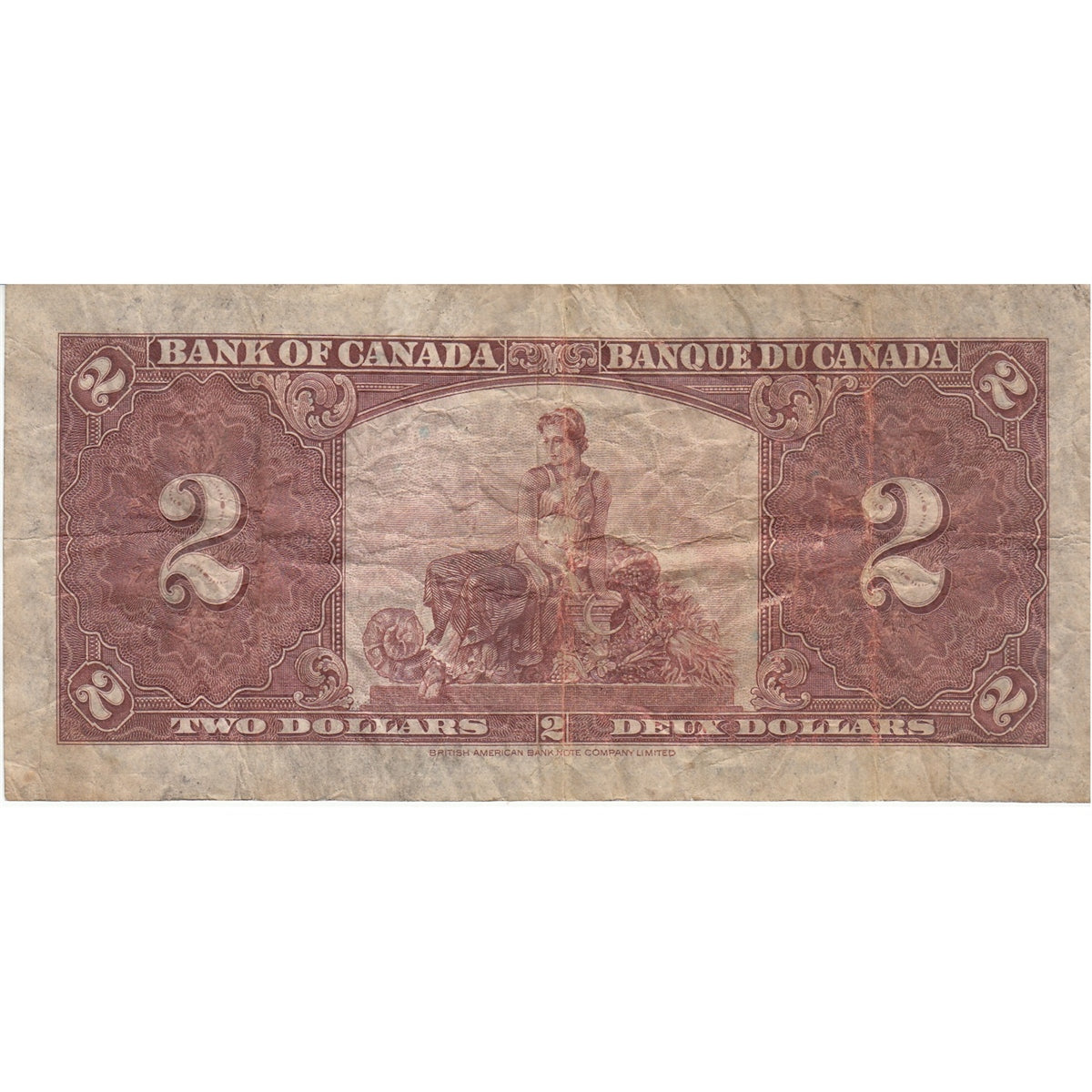 BC-22b 1937 Canada $2 Gordon-Towers, J/B, F-VF