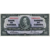 BC-24b 1937 Canada $10 Gordon-Towers, R/D, VF