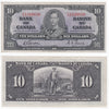 BC-24b 1937 Canada $10 Gordon-Towers, T/D, VF-EF