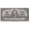 BC-24b 1937 Canada $10 Gordon-Towers, W/D, VF-EF