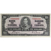 BC-24c 1937 Canada $10 Coyne-Towers, A/T, VF-EF