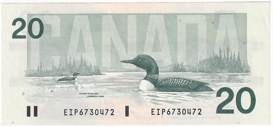 BC-58a-i 1991 Canada $20 Thiessen-Crow, EIP, UNC