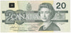 BC-58a-i 1991 Canada $20 Thiessen-Crow, EIP, UNC