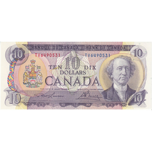 BC-49c 1971 Canada $10 Lawson-Bouey, TV, CUNC