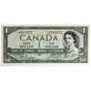 BC-29b 1954 Canada $1 Beattie-Coyne, Devil's Face, P/A, VF-EF