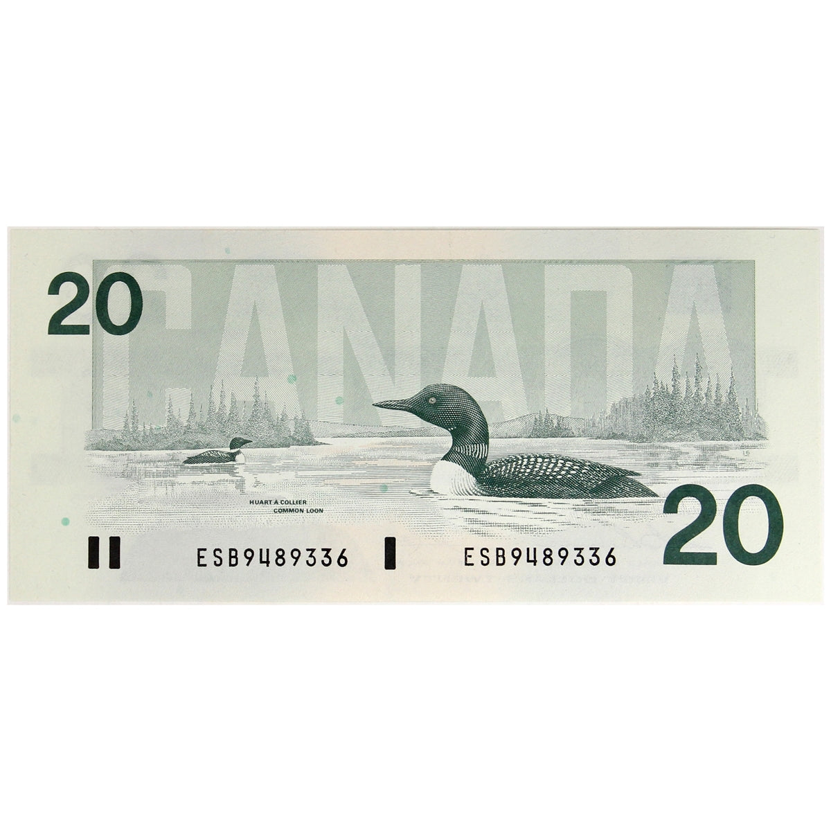 BC-58a 1991 Canada $20 Thiessen-Crow, ESB, CUNC