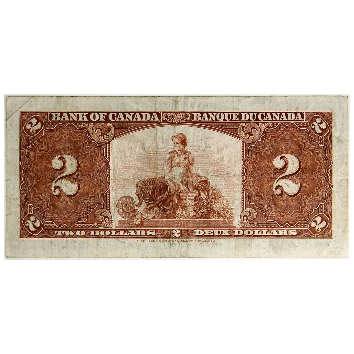 BC-22c 1937 Canada $2 Coyne-Towers, J/R, F-VF