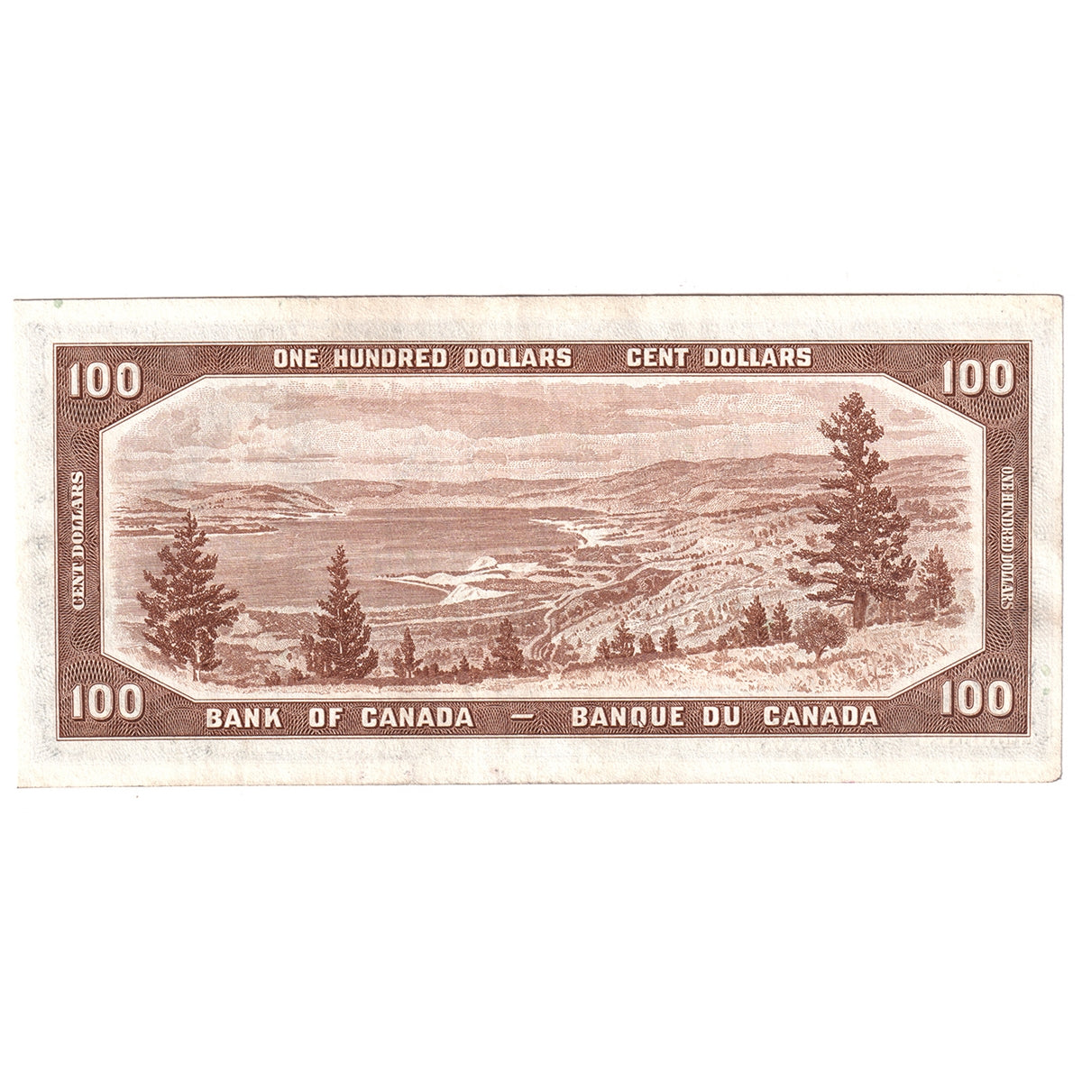 BC-35a 1954 Canada $100 Coyne-Towers, A/J, EF