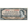 BC-43a 1954 Canada $100 Beattie-Coyne, A/J, EF