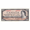 BC-43c 1954 Canada $100 Lawson-Bouey, C/J, VF-EF