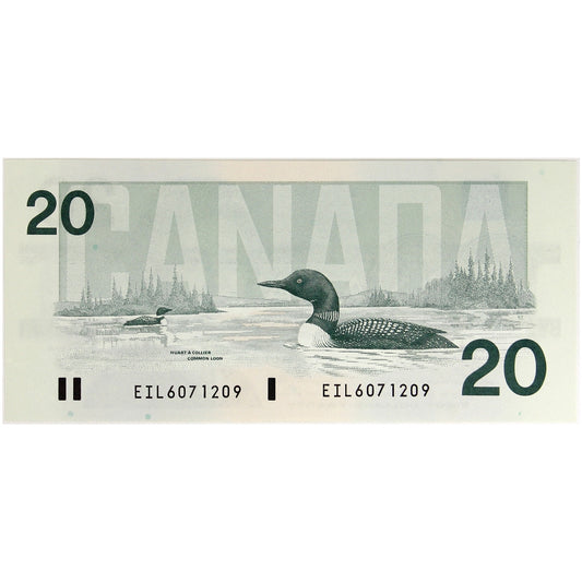 BC-58a-i 1991 Canada $20 Thiessen-Crow, EIL, CUNC