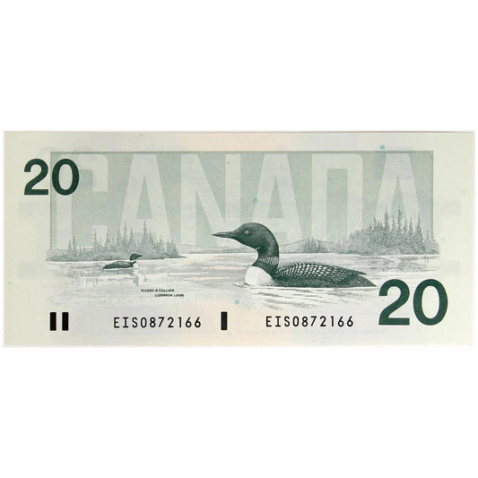 BC-58a-i 1991 Canada $20 Thiessen-Crow, EIS, UNC