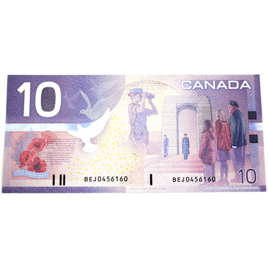 BC-63b-i 2002 Canada $10 Knight-Dodge, BEJ, AU-UNC