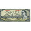 BC-41a 1954 Canada $20 Beattie-Coyne, I/E, VF