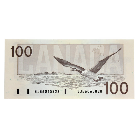 BC-60a-i 1988 Canada $100 Thiessen-Crow, BJB, AU-UNC