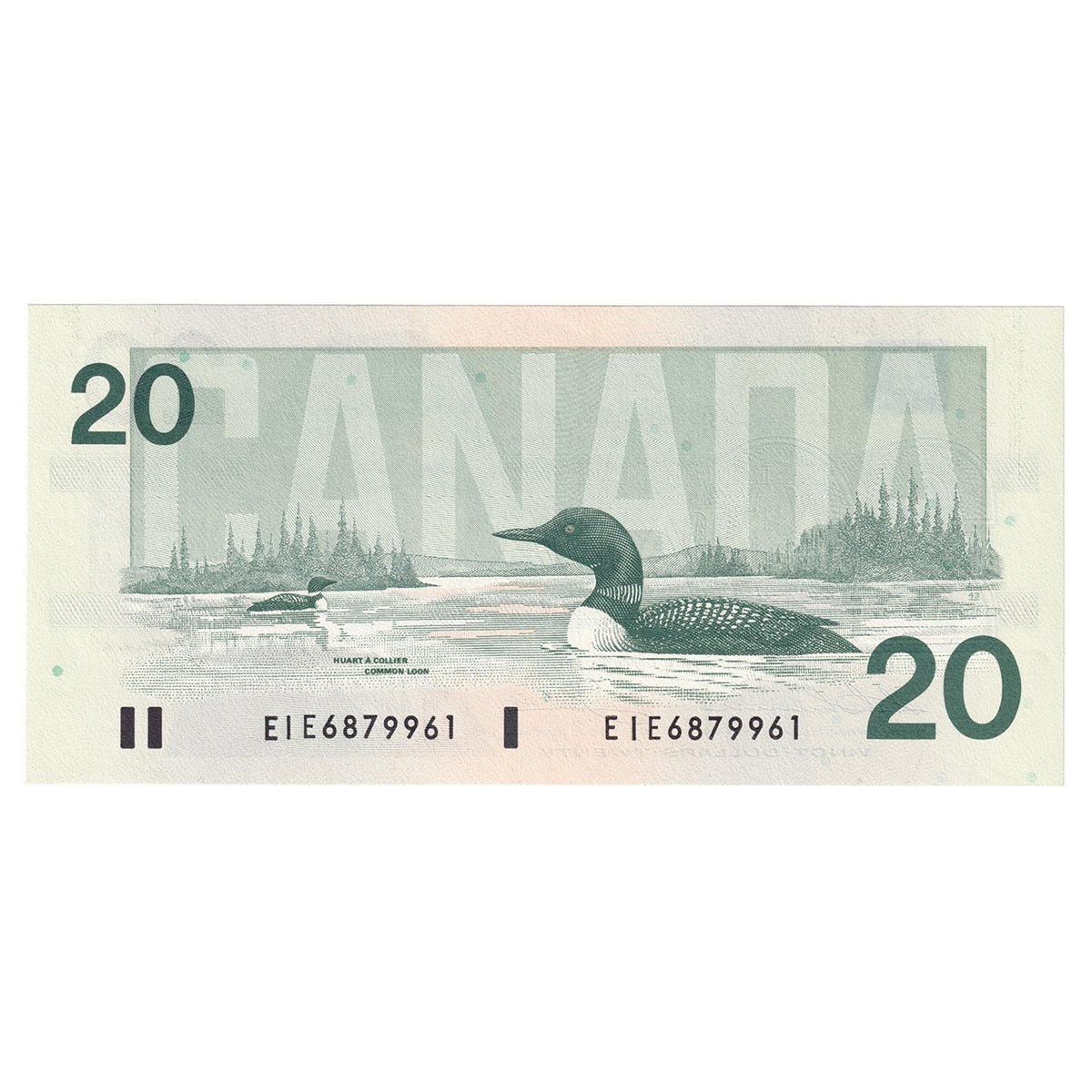 BC-58a 1991 Canada $20 Thiessen-Crow, EIE, UNC