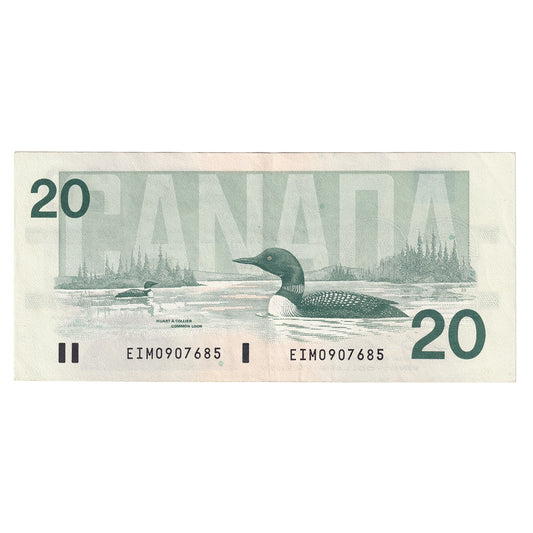 BC-58a-i 1991 Canada $20 Thiessen-Crow, EIM, CIRC