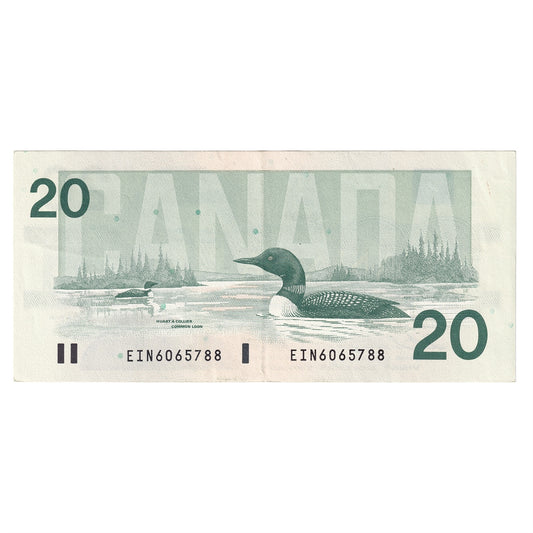 BC-58a-i 1991 Canada $20 Thiessen-Crow, EIN, CIRC