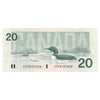 BC-58a-i 1991 Canada $20 Thiessen-Crow, EIY, AU-UNC