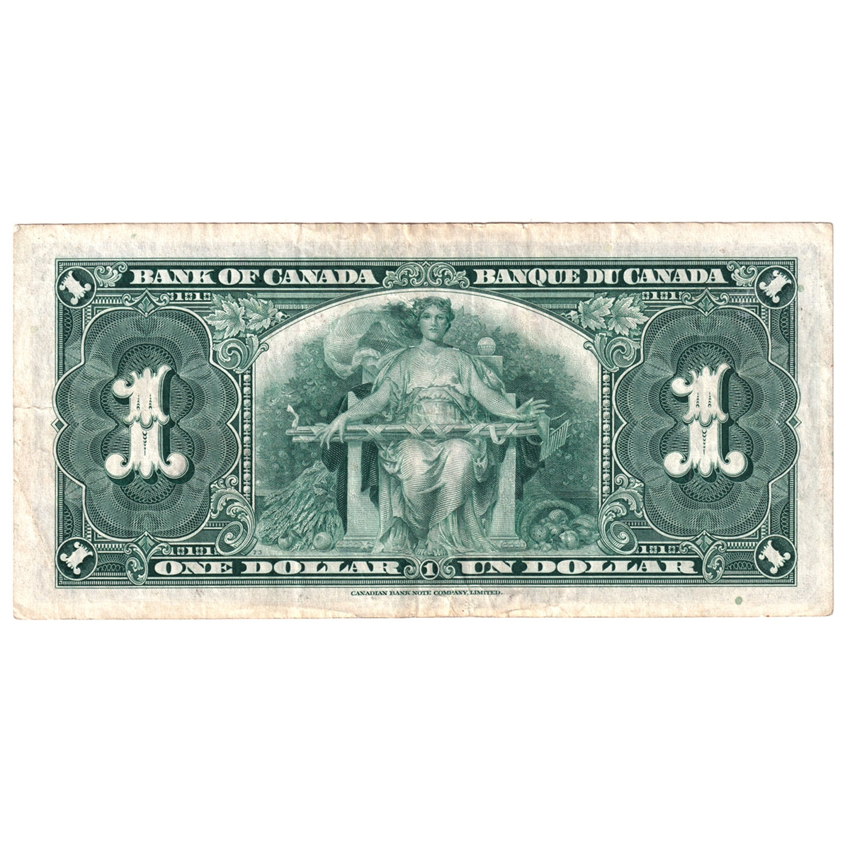 BC-21d 1937 Canada $1 Coyne-Towers, J/N, VF