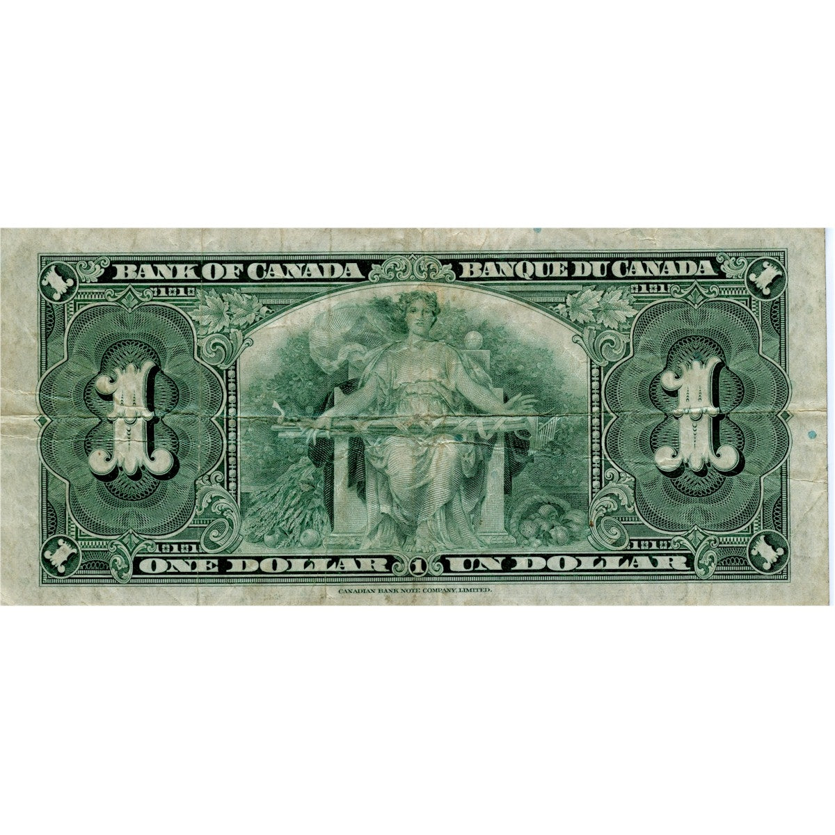 BC-21a 1937 Canada $1 Osborne-Towers, E/A, F