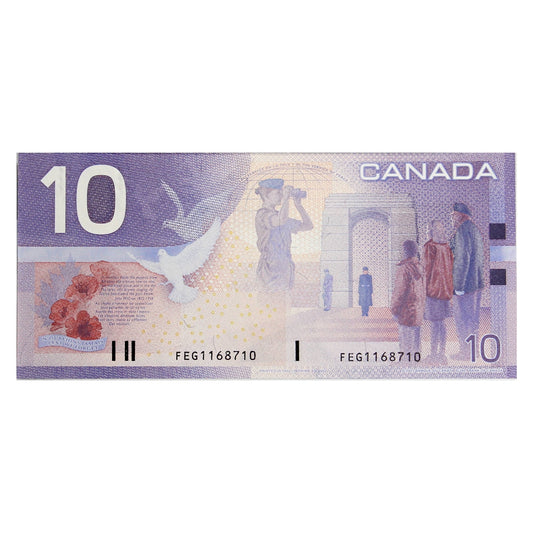 BC-63b 2002 Canada $10 Knight-Dodge, FEG, UNC