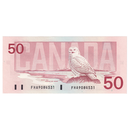 BC-59a 1988 Canada $50 Thiessen-Crow, FHA, UNC