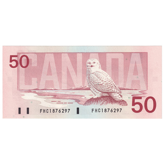 BC-59a 1988 Canada $50 Thiessen-Crow, FHC, UNC