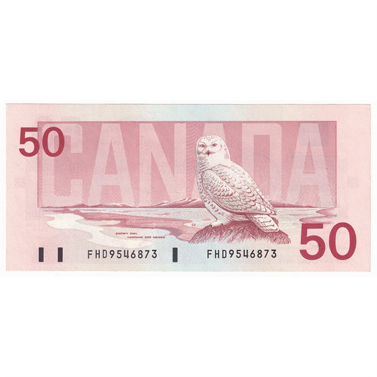 BC-59a 1988 Canada $50 Thiessen-Crow, FHD, CUNC