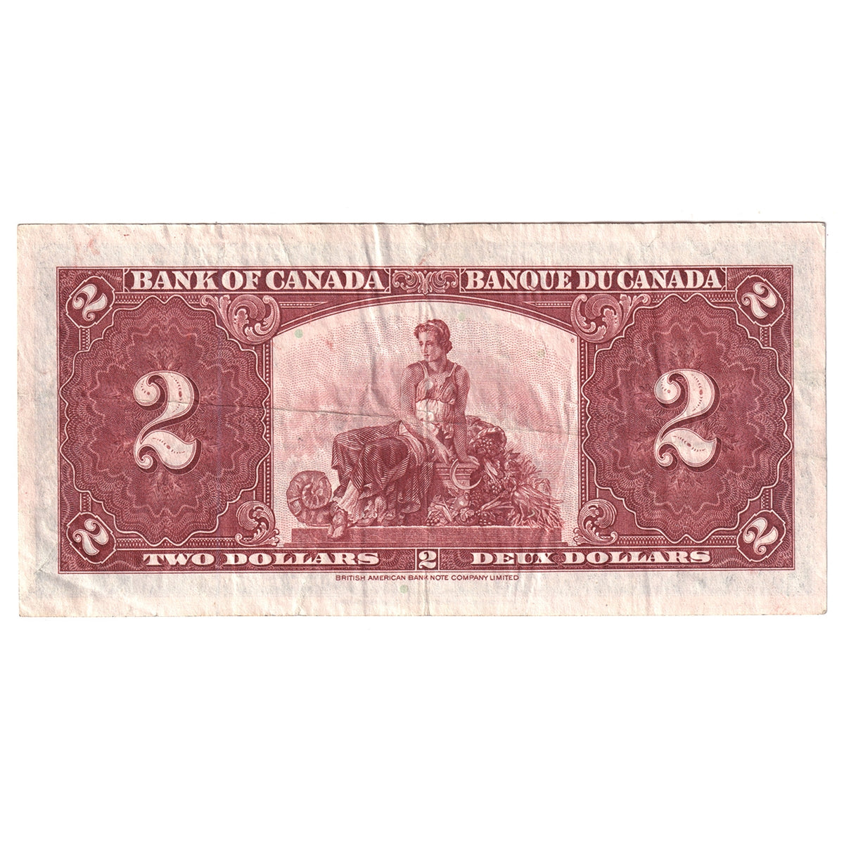 BC-22b 1937 Canada $2 Gordon-Towers, S/B, VF-EF