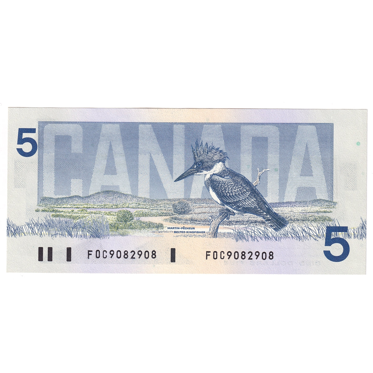 BC-56b 1986 Canada $5 Thiessen-Crow, FOC, UNC