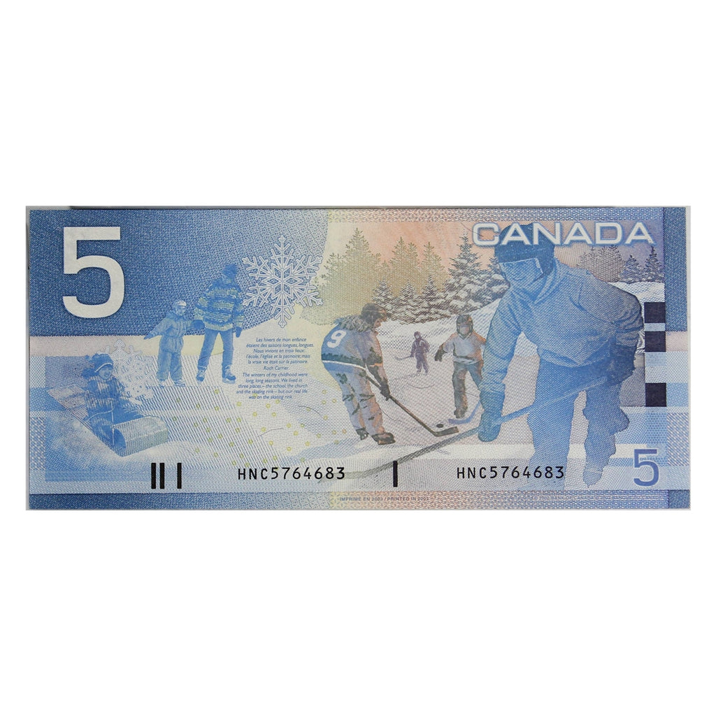 BC-62a-i 2003 Canada $5 Knight-Dodge, HNC, AU-UNC