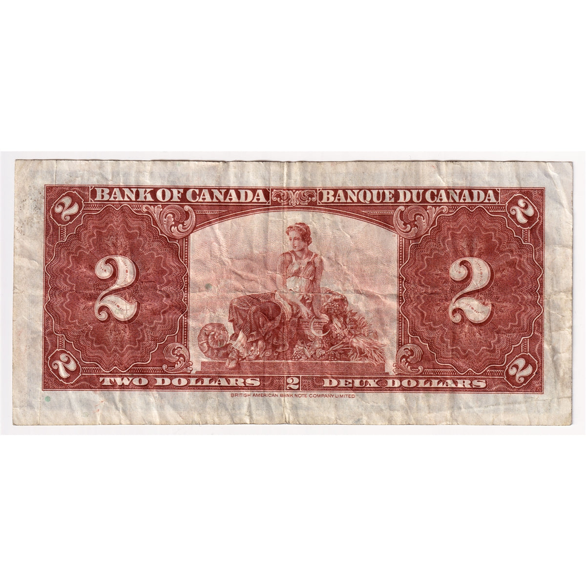 BC-22c 1937 Canada $2 Coyne-Towers, H/R, VF