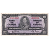 BC-24b 1937 Canada $10 Gordon-Towers, E/D, VF-EF