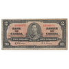 BC-22b 1937 Canada $2 Gordon-Towers, R/B, F