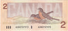 BC-55a 1986 Canada $2 Crow-Bouey, AUN, AU-UNC