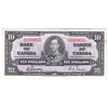 BC-24b 1937 Canada $10 Gordon-Towers, Y/D, EF-AU