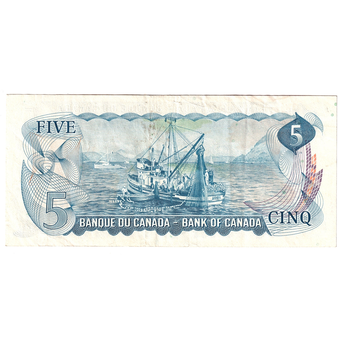 BC-48b 1972 Canada $5 Lawson-Bouey, SB, Circ