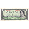 BC-29a 1954 Canada $1 Coyne-Towers, Devil's Face, F/A, VF