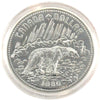 1980 Transfer of Arctic Islands to Canada Specimen Silver Dollar