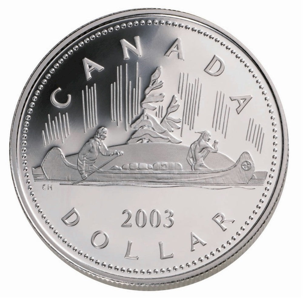 2003 Canada Voyageur Coronation Cased Proof Silver Dollar (No Tax).