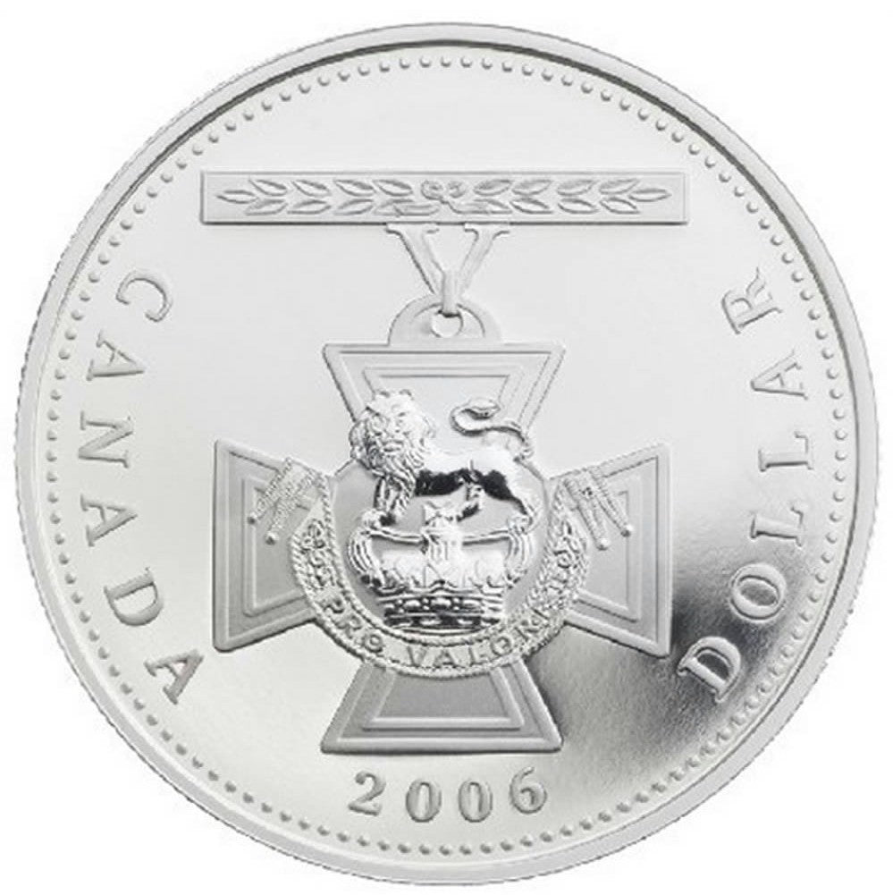 2006 Canada $1 150th Ann. Of the Victoria Cross Proof Silver (No Tax)