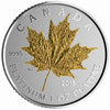 2015 Canada $300 Maple Leaf Forever Platinum (No Tax) sleeve has blemish