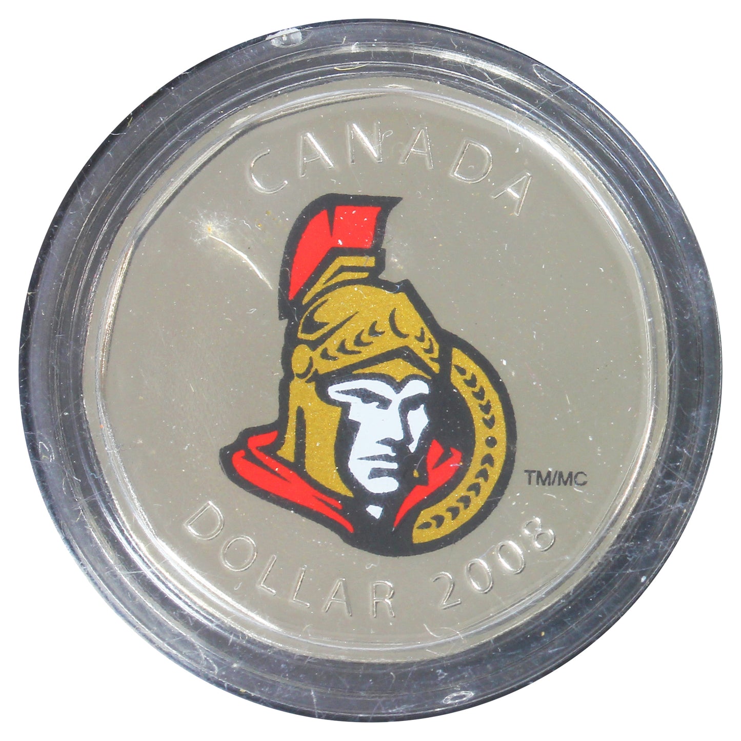 2008 Canada $1 Ottawa Senators NHL Coin Puck Set