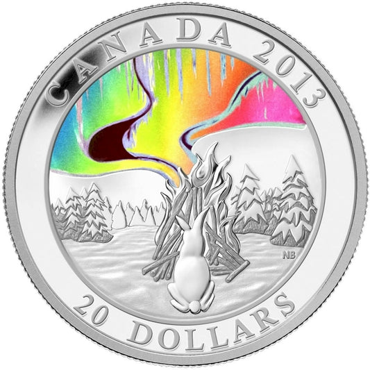 RDC 2013 Canada $20 Story of the Northern Lights: Great Hare (No Tax) Issues