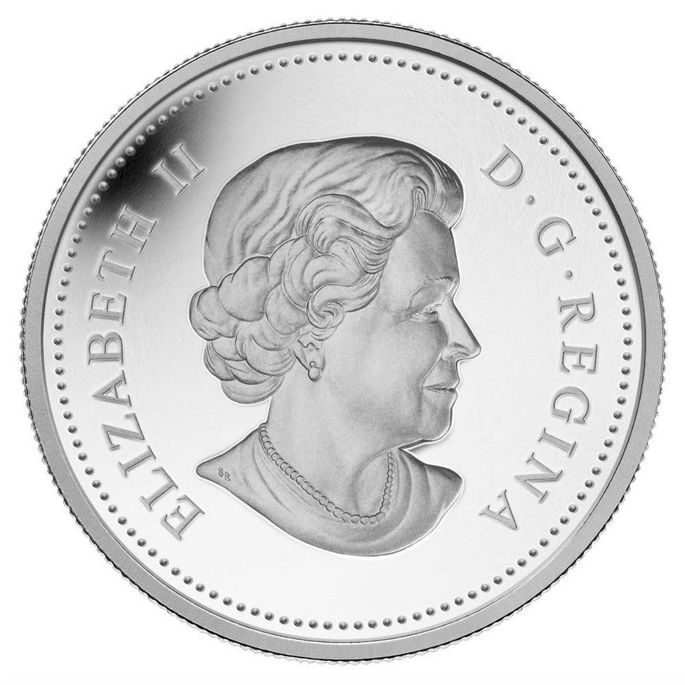 RDC 2013 Canada $3 Fishing Fine Silver Coin (No Tax) light toning