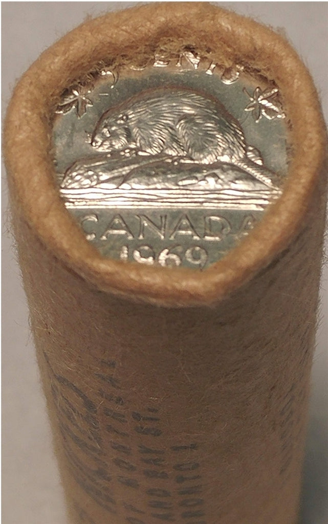 1969 Canada 5-cent Original Roll of 40pcs