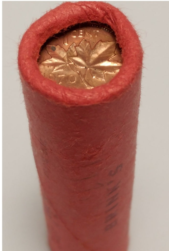 1970 Canada 1-cent Original Roll of 50pcs