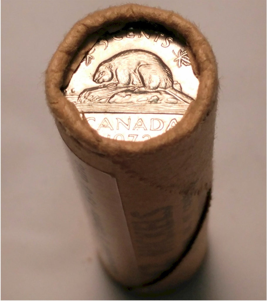 1973 Canada 5-cent Original Roll of 40pcs