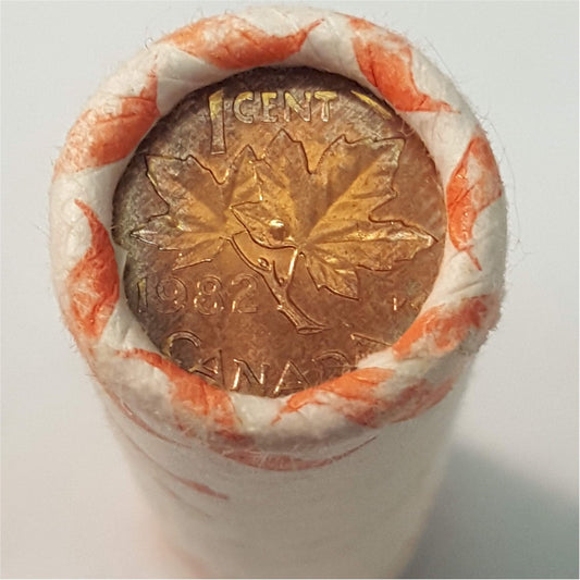 1982 Canada 1-cent Original Roll of 50pcs